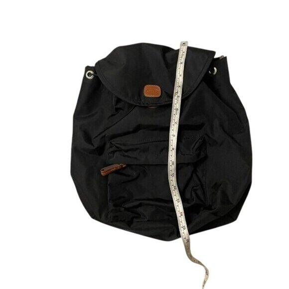 Brics Backpack Zip Pockets Adjustable Straps Black - Picture 2 of 10